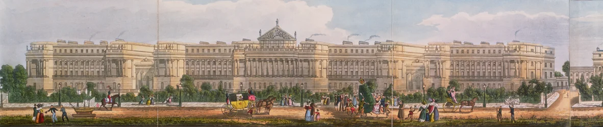 Cumberland Terrace, Detail aus einer Panoramansicht rund um den Regent